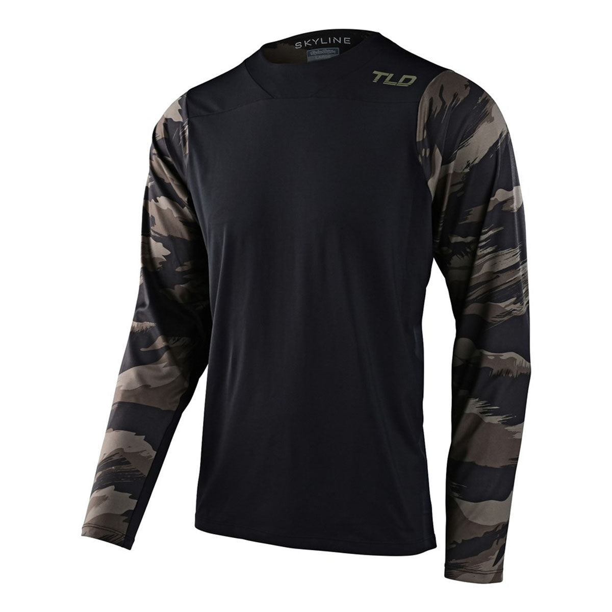 Troy Lee Designs Skyline Long Sleeve Chill Jerseys CLOSEOUT - Hide Out Black