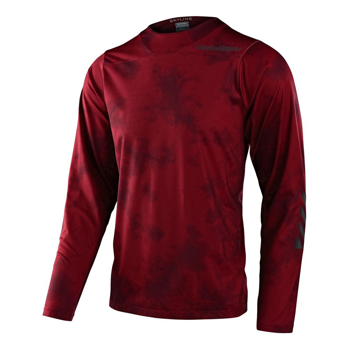 Troy Lee Designs Skyline Long Sleeve Chill Jerseys CLOSEOUT - Tie Dye Wine