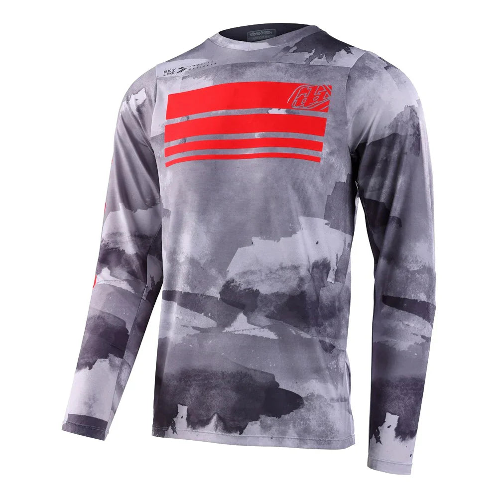 Troy Lee Designs Skyline Long Sleeve Jerseys CLOSEOUT - Blocks Cement