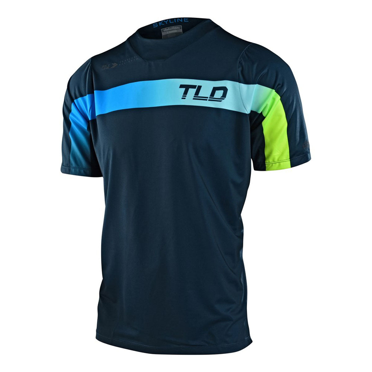 Troy Lee Designs Skyline Short Sleeve Jerseys CLOSEOUT - Jet Fuel Slate Blue