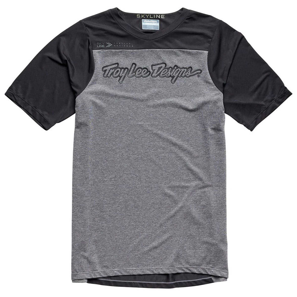 Troy Lee Designs Skyline Short Sleeve Jerseys - Signature Heather Gray / Black