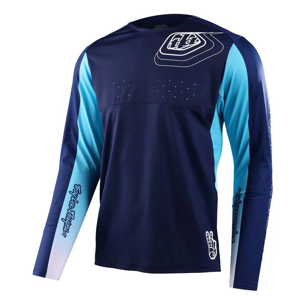 Troy Lee Designs Sprint Jerseys CLOSEOUT - Richter Navy