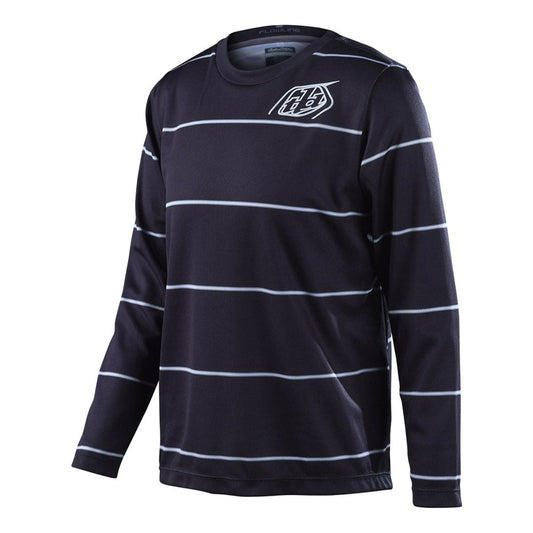 Troy Lee Designs Youth Flowline Long Sleeve Jerseys - Revert Black