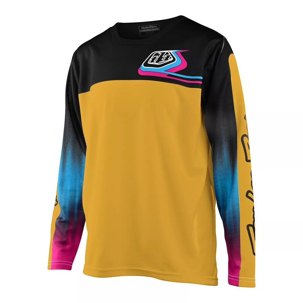 Troy Lee Designs Youth Sprint Jerseys CLOSEOUT - Jet Fuel Golden