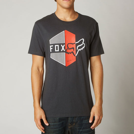 Fox Racing Walled Short Sleeve Premium Tee - Black Vintage