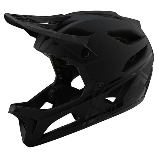 Troy Lee Designs Stage Helmet w/ MIPS - Stealth Midnight