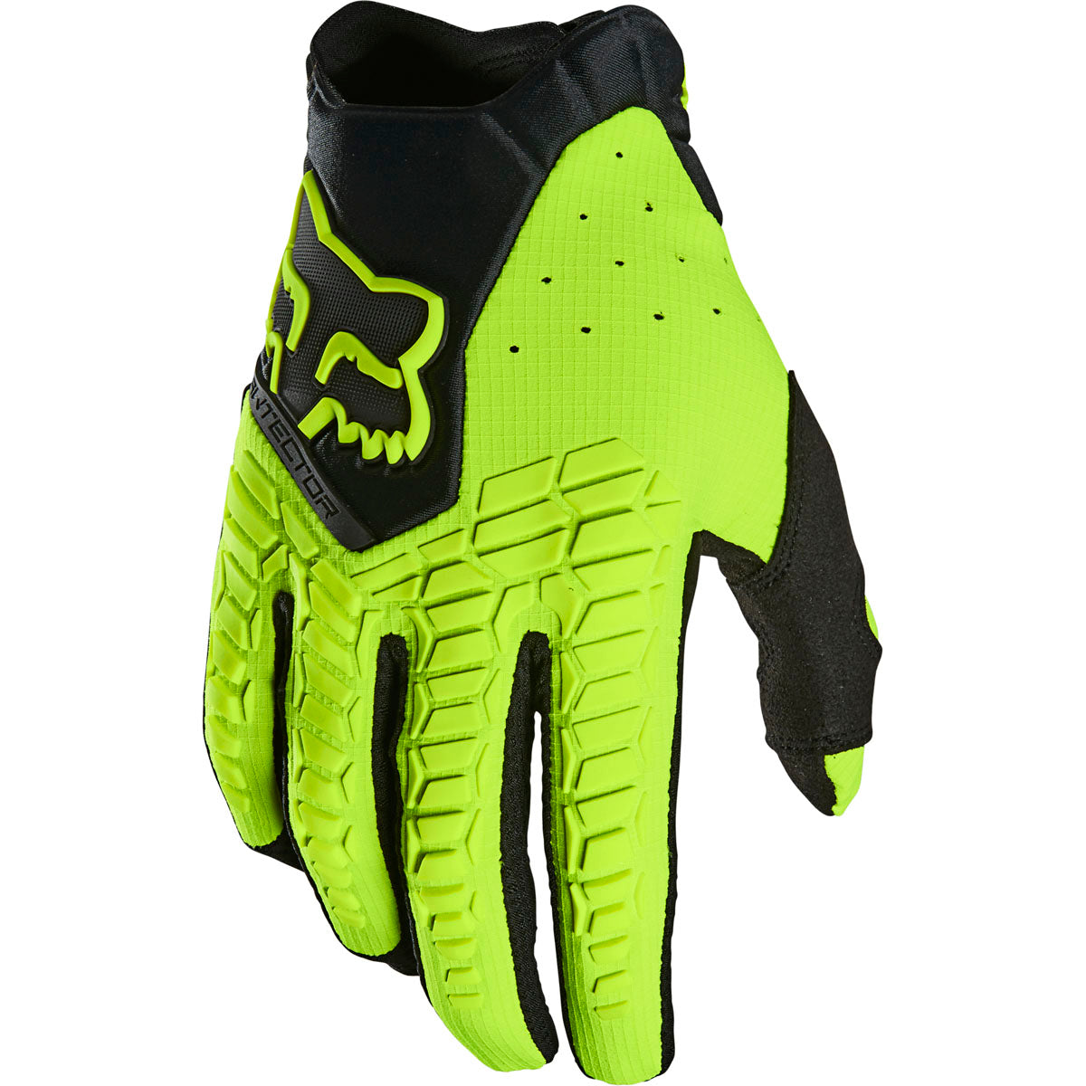 Fox Racing Pawtector Gloves - Fluorescent Yellow