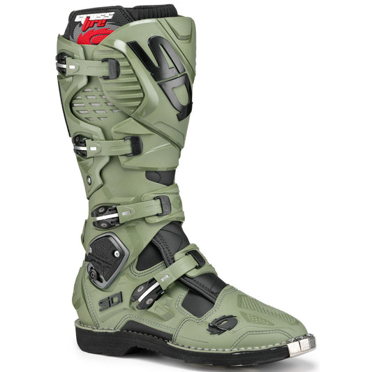 Sidi Crossfire 3 TA Off-Road Motorcycle Boots - Army/Black