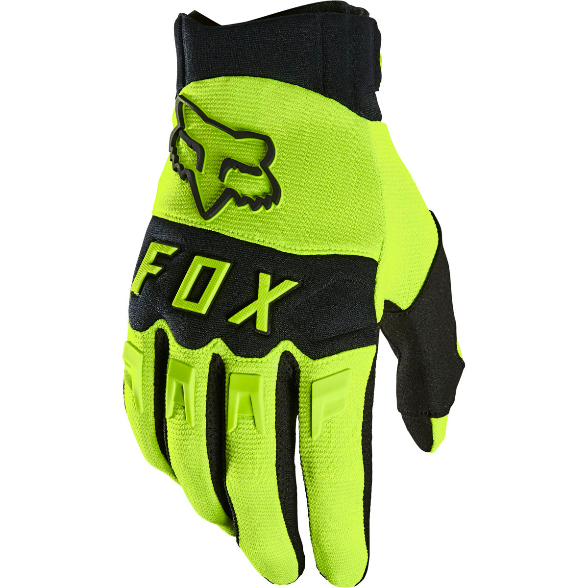 Fox Racing Dirtpaw Gloves - Fluorescent Yellow