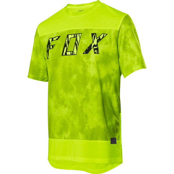 Fox Racing Ranger Dri-Release Elevated Short Sleeve Jersey - Day Glo Yellow