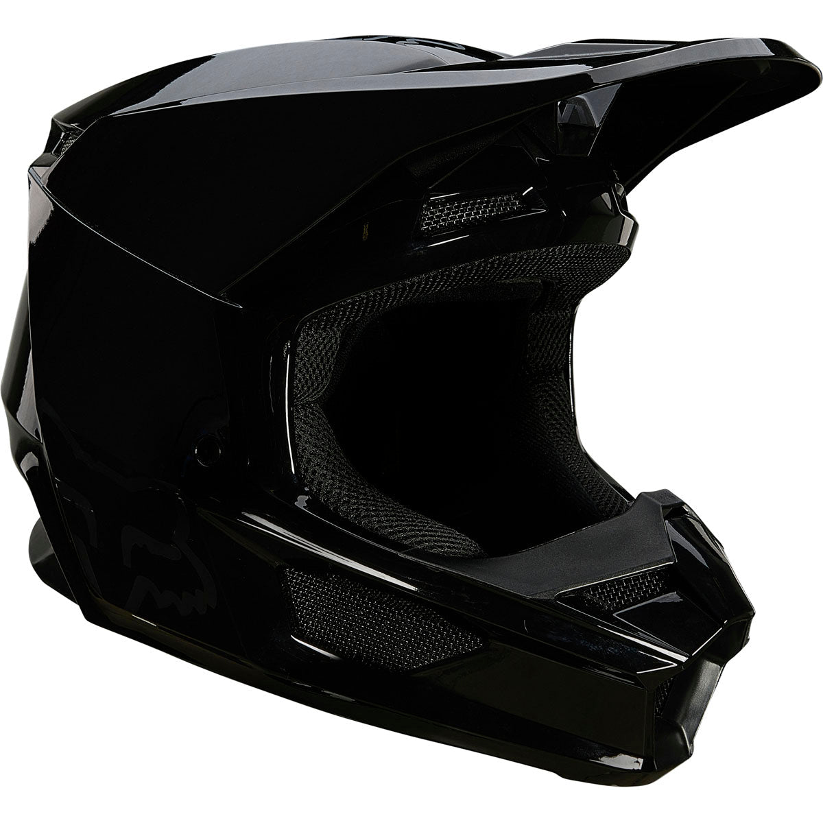 Fox Racing V1 Plaic Helmet - Black