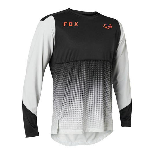 Fox Racing Flexair Long Sleeve Jersey - Light Grey
