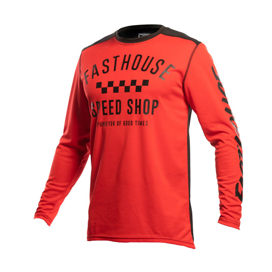 Fasthouse Youth Carbon Jersey - Red/Black