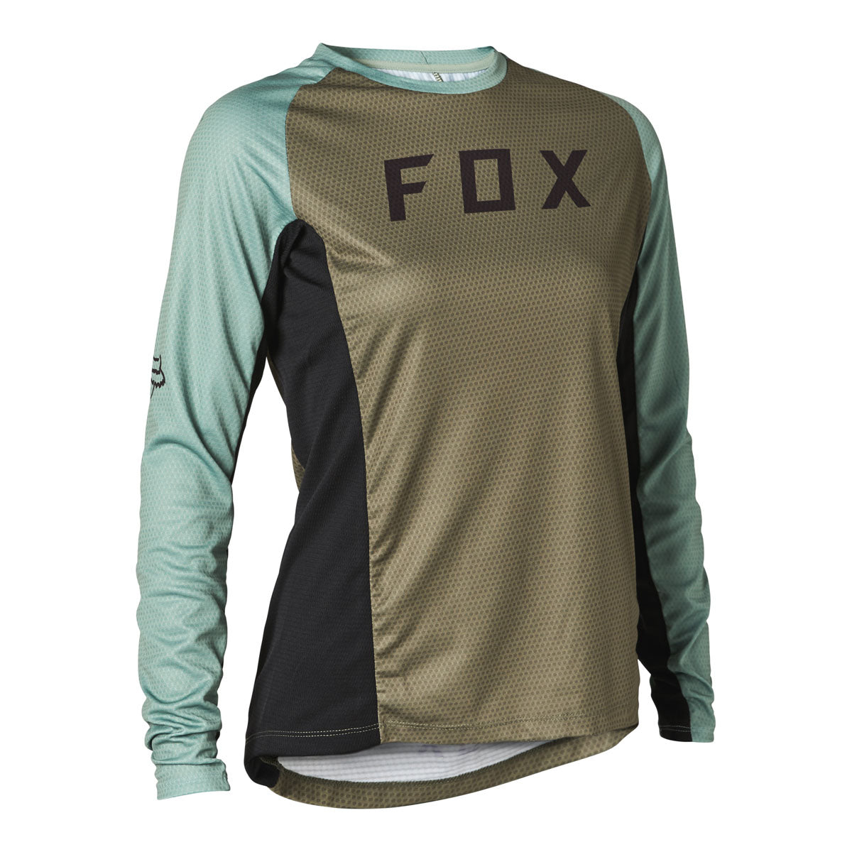 Fox Racing Womens Defend Long Sleeve Jersey - Olive Green