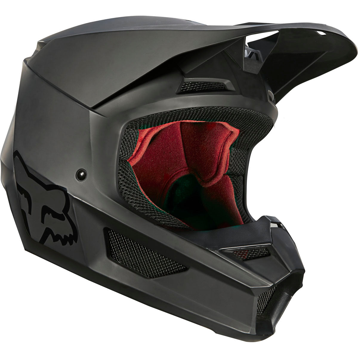 Fox Racing V1 Matte Helmet - Matte Black
