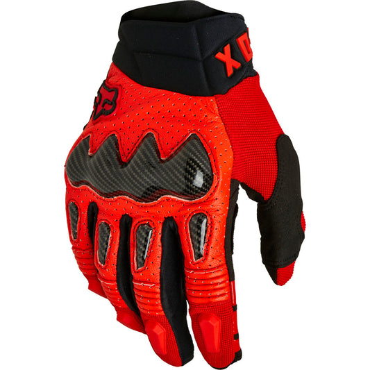 Fox Racing Bomber Gloves - Fluorescent Red