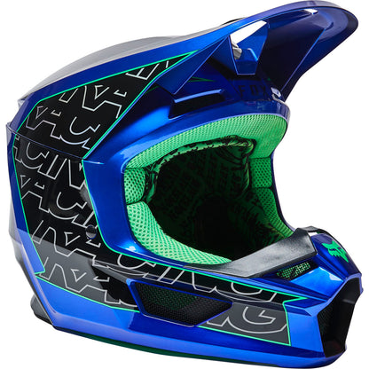 Fox Racing V1 Peril Helmet - Blue