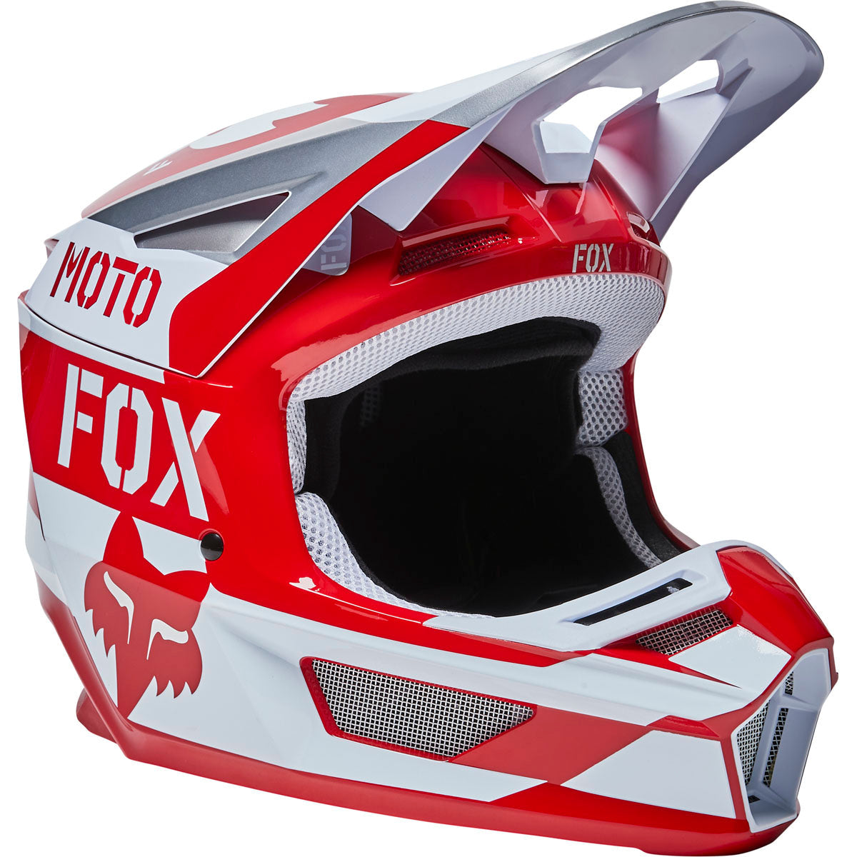 Fox Racing V2 Nobyl Helmet - Flame Red