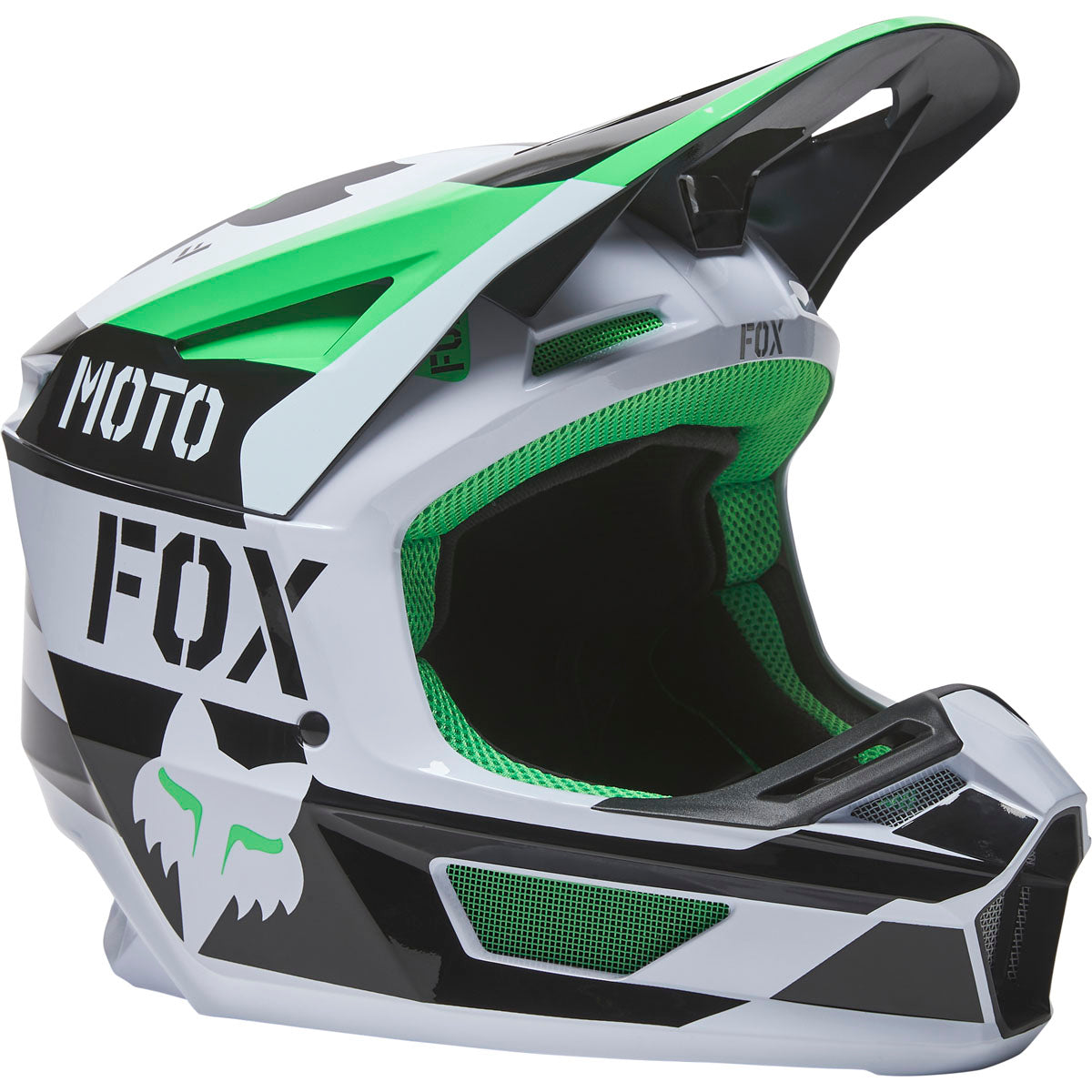 Fox Racing V2 Nobyl Helmet ECE - White/Black
