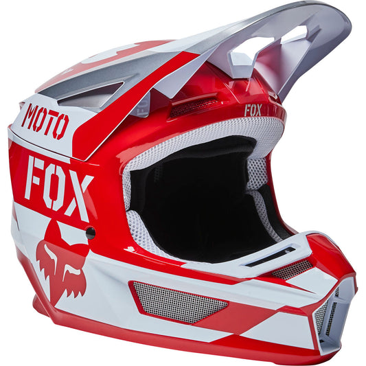 Fox Racing V2 Nobyl Helmet ECE - Flame Red
