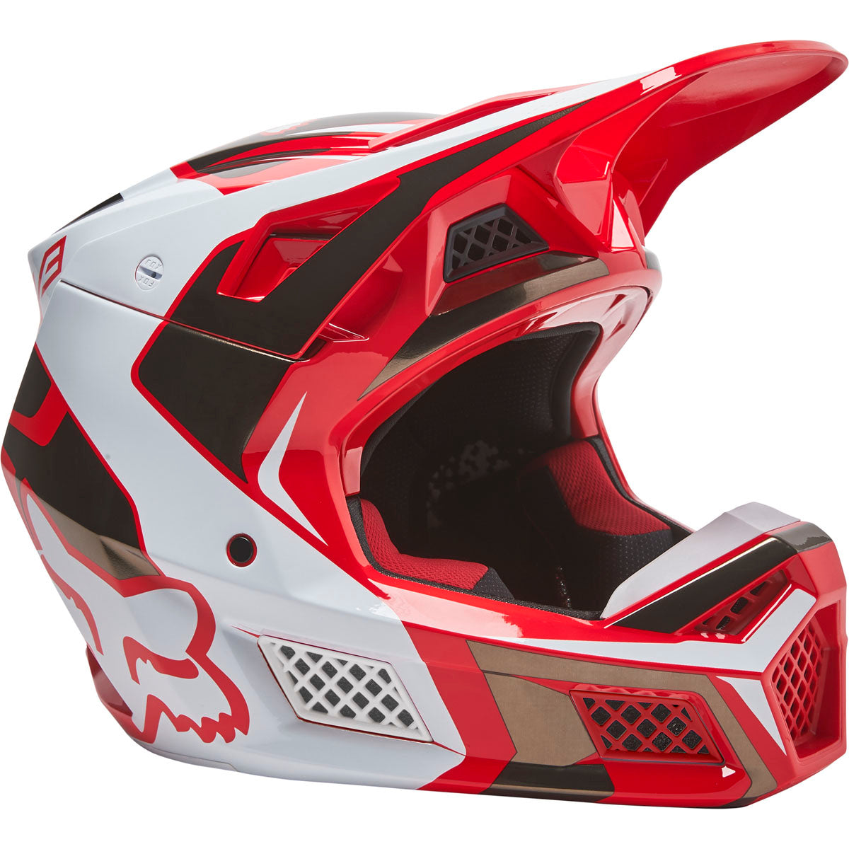 Fox Racing V3 Rs Mirer Helmet ECE - Fluorescent Red