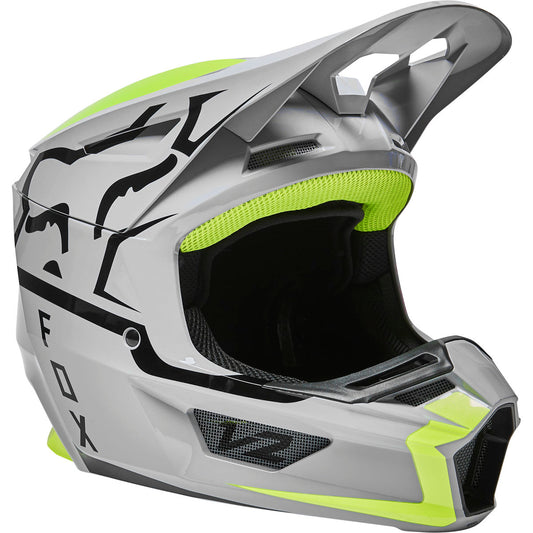 Fox Racing V2 Merz Helmet ECE - Steel Grey