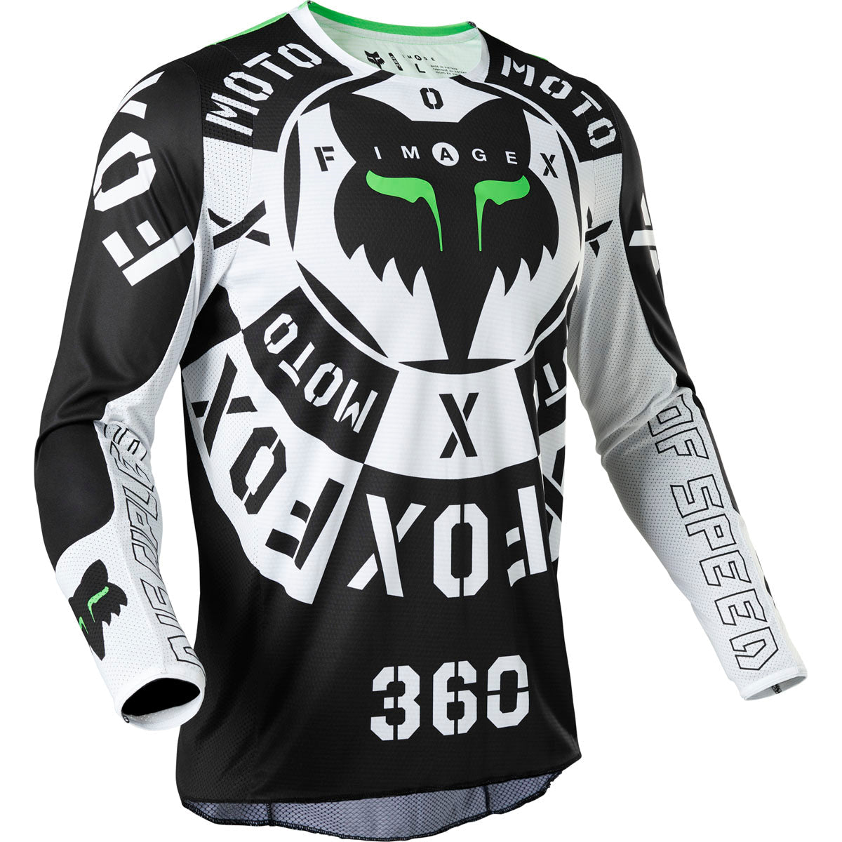 Fox Racing 360 Nobyl Jersey - Black/White