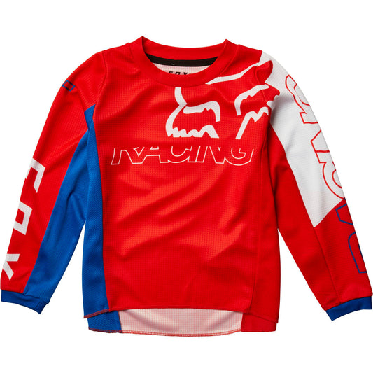Fox Racing Kids Skew Jersey - White/Red/Blue
