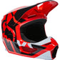 Fox Racing Youth V1 Lux Helmet ECE - Fluorescent Red