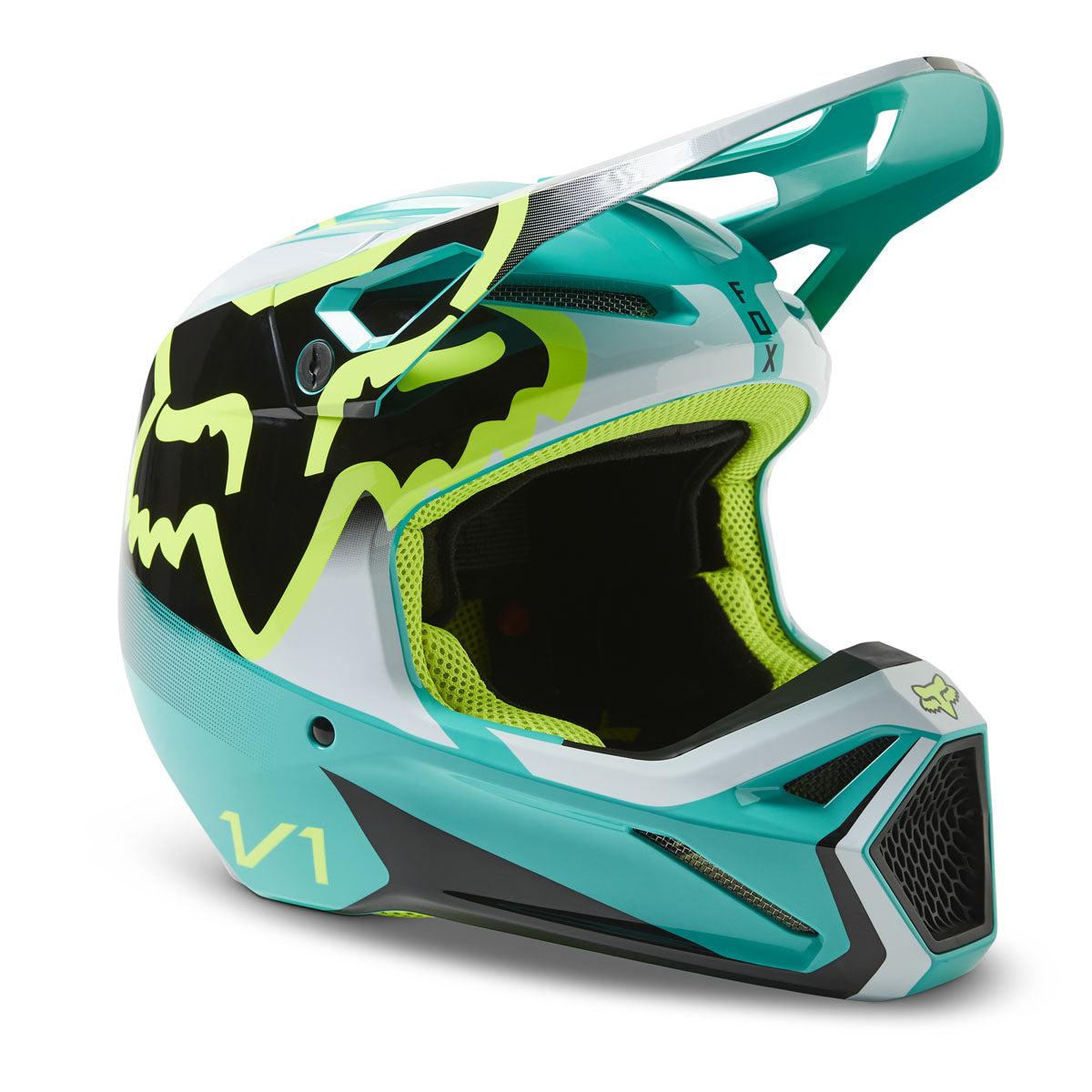 Fox Racing V1 Leed Helmet - Teal
