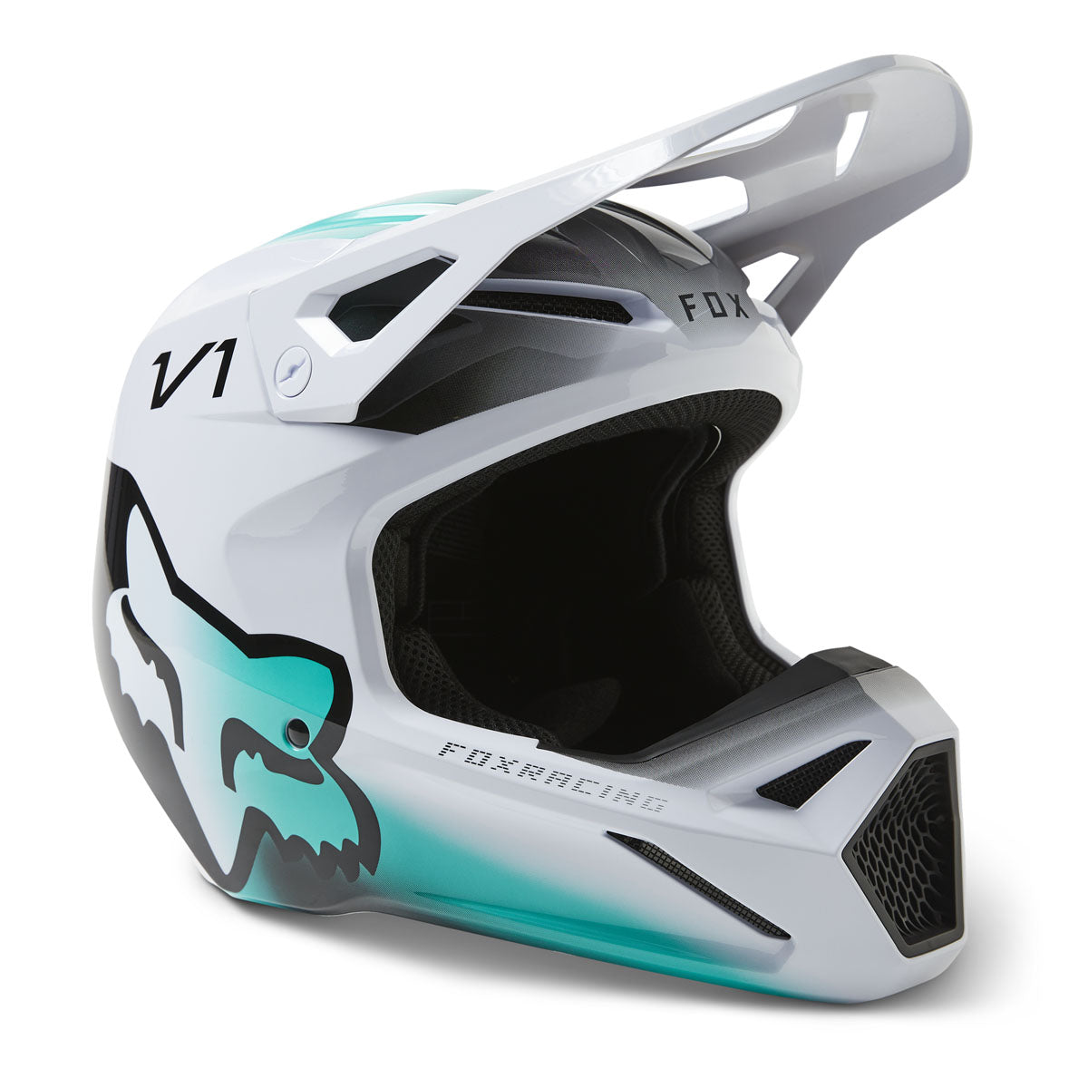Fox Racing V1 Toxsyk Helmet - White