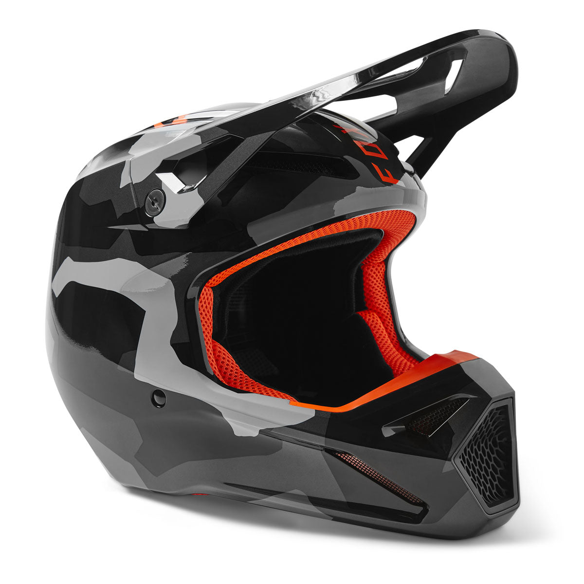 Fox Racing V1 Bnkr Helmet - Grey Camo