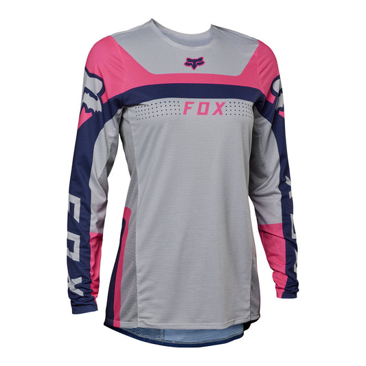 Fox Racing Womens Flexair Efekt Jersey - Purple/Pink