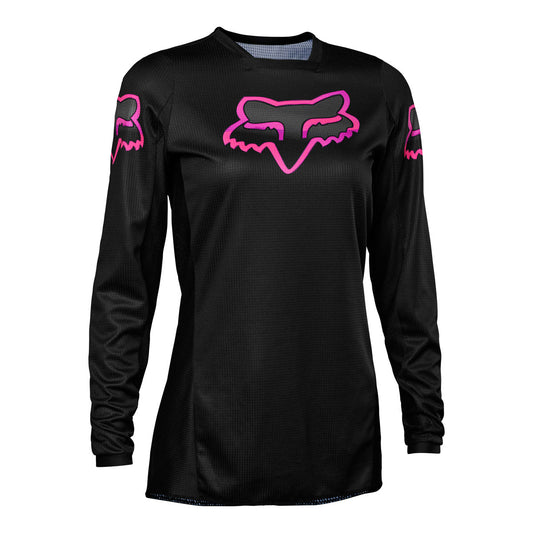 Fox Racing Womens 180 Blackout Jersey - Black/Pink