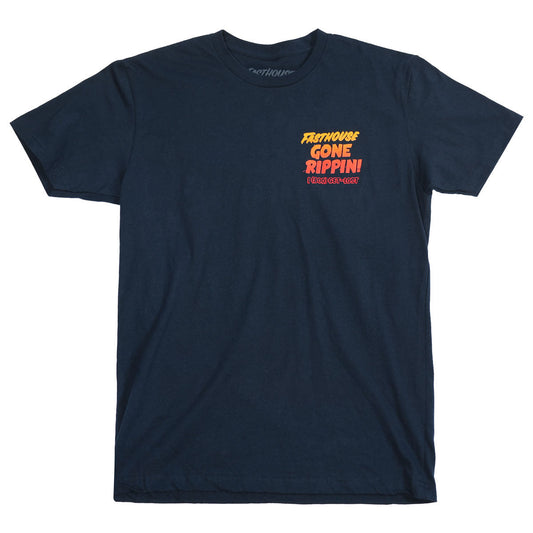 Fasthouse Gone Rippin Tee - Navy