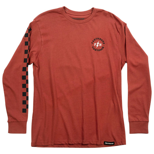 Fasthouse Easy Rider Ls Tee - Paprika