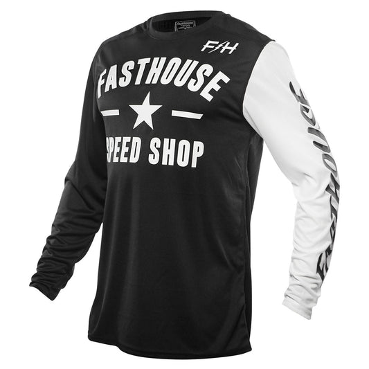 Fasthouse Carbon Jersey - Black/White