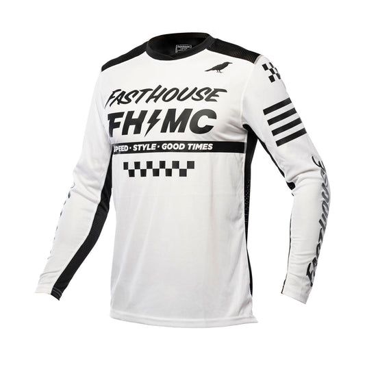 Fasthouse Youth A/C Elrod Jersey - White
