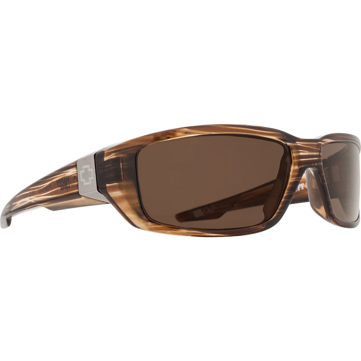Spy Dirty Mo Polarized Sunglasses - Brown Stripe Tort / Happy Bronze Polar