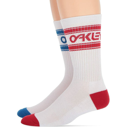 Oakley B1B Icon Socks 2 Pack - White/Blue