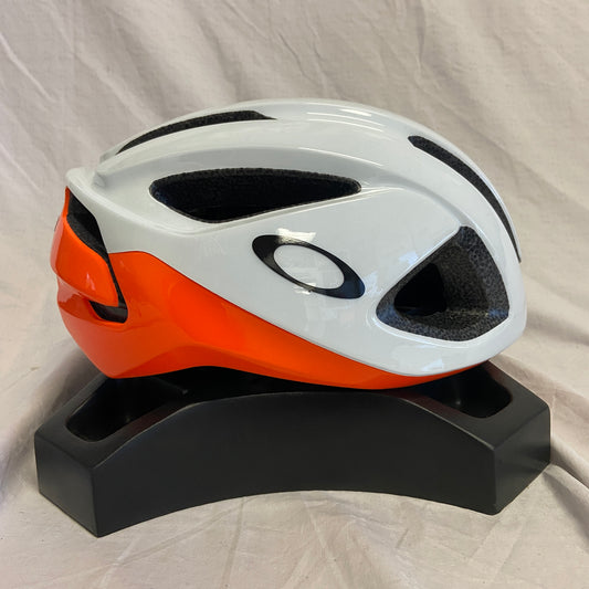 Oakley Aro 3 Cycling Helmet White Neon Orange Medium (Open Box) - ExtremeSupply.com