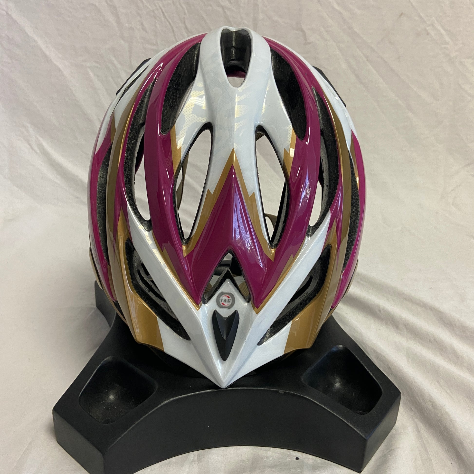 Bell Array Road Helmet Fuchsia / Gold Medium (Open Box) - ExtremeSupply.com