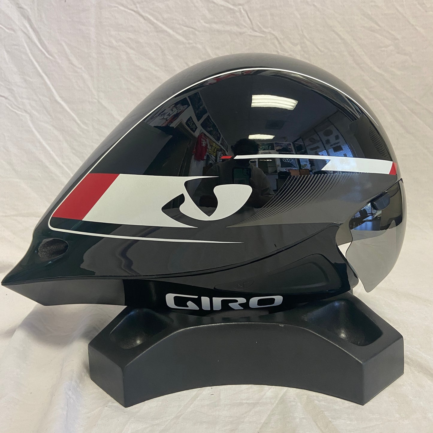 Giro Selector Race Bicycle Helmet Red / White / Black Small (Open Box) - ExtremeSupply.com