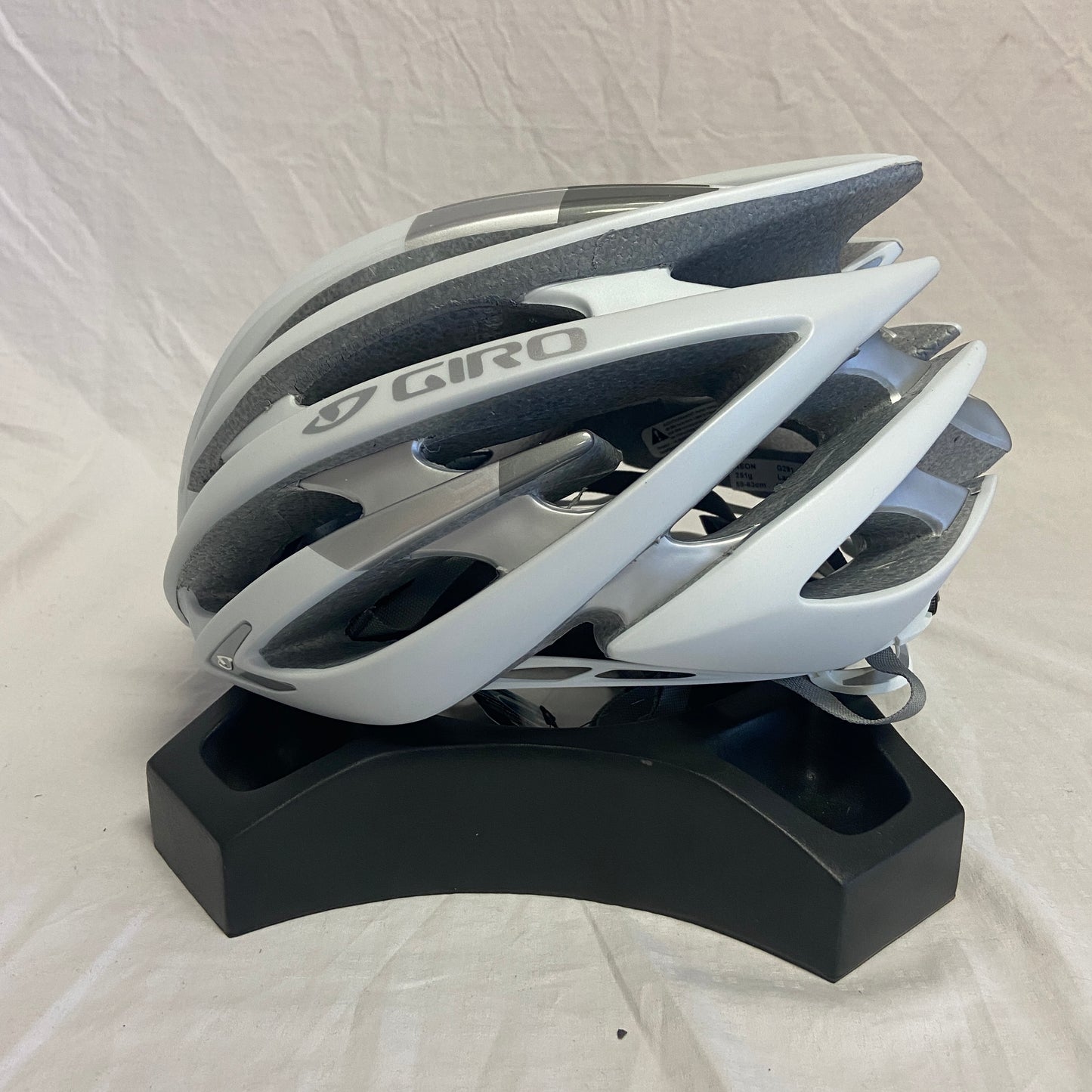 Giro Aeon Road Bike Helmet Matte White / Silver Large (Open Box) - ExtremeSupply.com