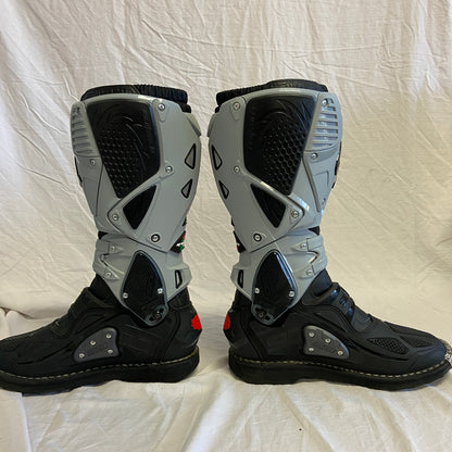 Sidi Crossfire 3 TA Boots Black Ash 45 EU / 11 US (Open Box Lightly Used) - ExtremeSupply.com