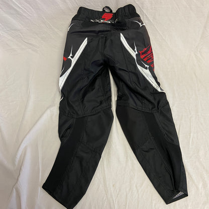 Shift Youth Assault Pants Black Red Size 24 (Open Package) - ExtremeSupply.com