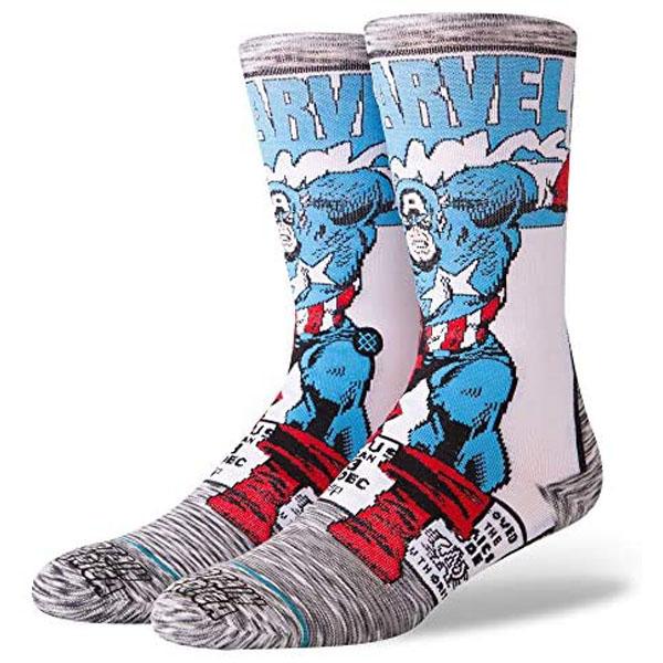 Stance Captain America Comic Socks - ExtremeSupply.com