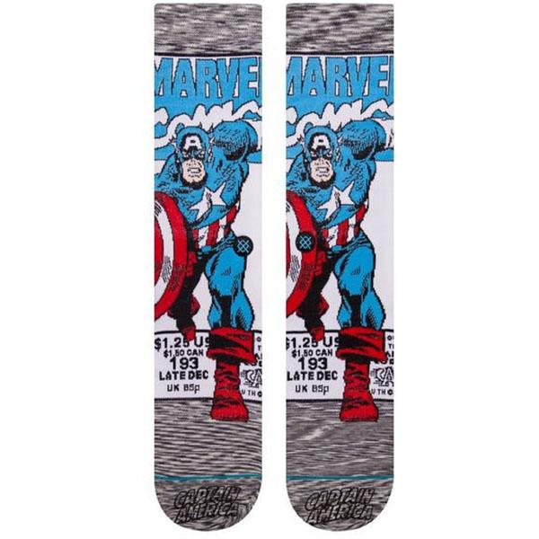 Stance Captain America Comic Socks - ExtremeSupply.com