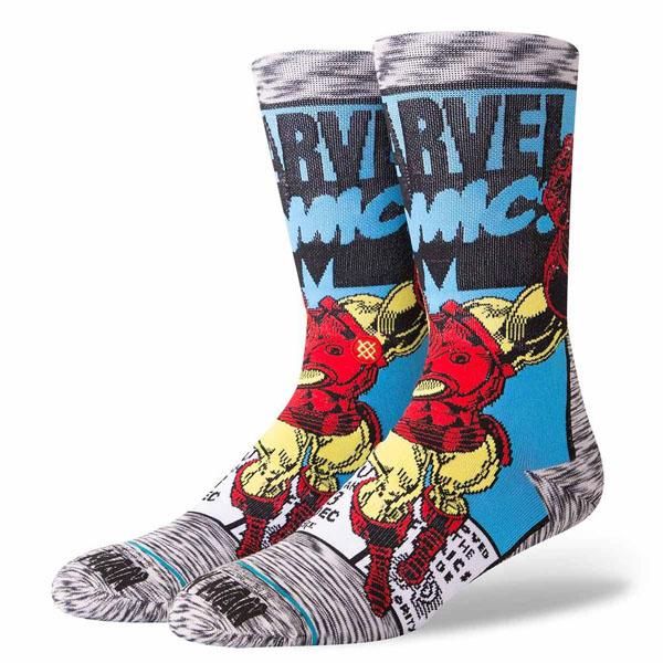 Stance Marvel Iron Man Comic Socks - ExtremeSupply.com