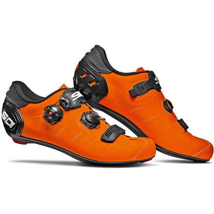 Sidi Ergo 5 Road Bicycle Shoes (CLOSEOUT) - Matte Orange/Black